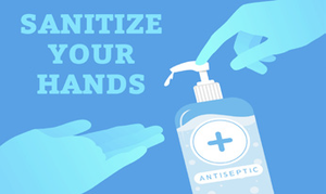 Sanitize Your Hands Bottle