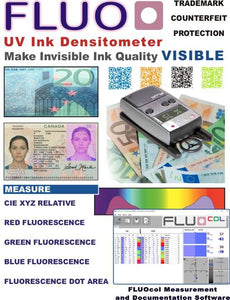 Beta FLUO Invisible UV Ink Densitometer